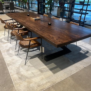 Modern Reclaimed Wood Conference Table -office Table Made With Thick