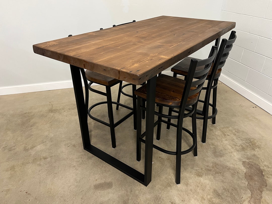 Bar Height/high Top,rectangular Pub Table,standing Height Bar Table ...