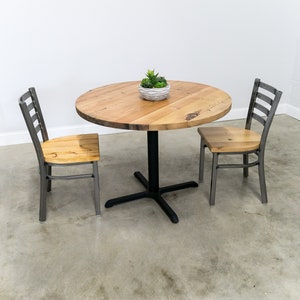 Reclaimed Wood Table, Kitchen Table, Round Table - Etsy