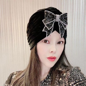 Turbante de veludo, turbante feminino, turbantes completos, faixa de cabeça de turbante, chapéu de turbante, turbante elástico, turbante da moda, turbante, lenço de cabeça, faixa de cabeça