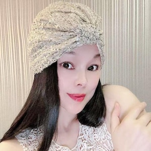 Sequin Fashion turban, vintage turban, Stripped turban hat, beaded turban,embellished turban,fancy turban, knot turban, wedding turban
