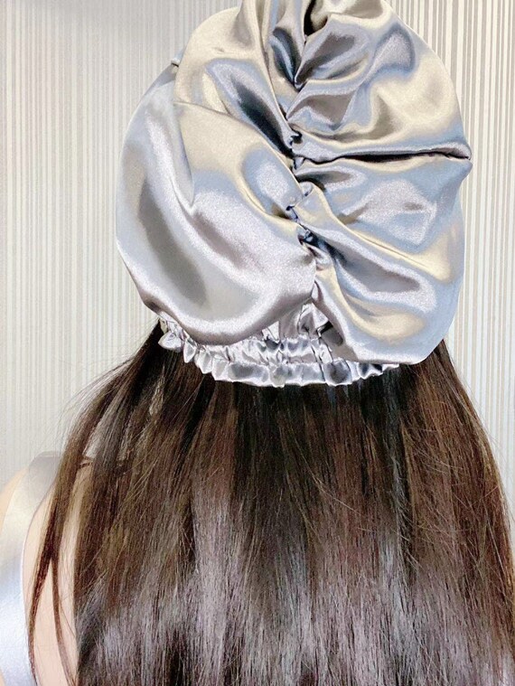 Turban-silver Fringed Rhinestone Silk Turban,wedding Fashion  display picture 1