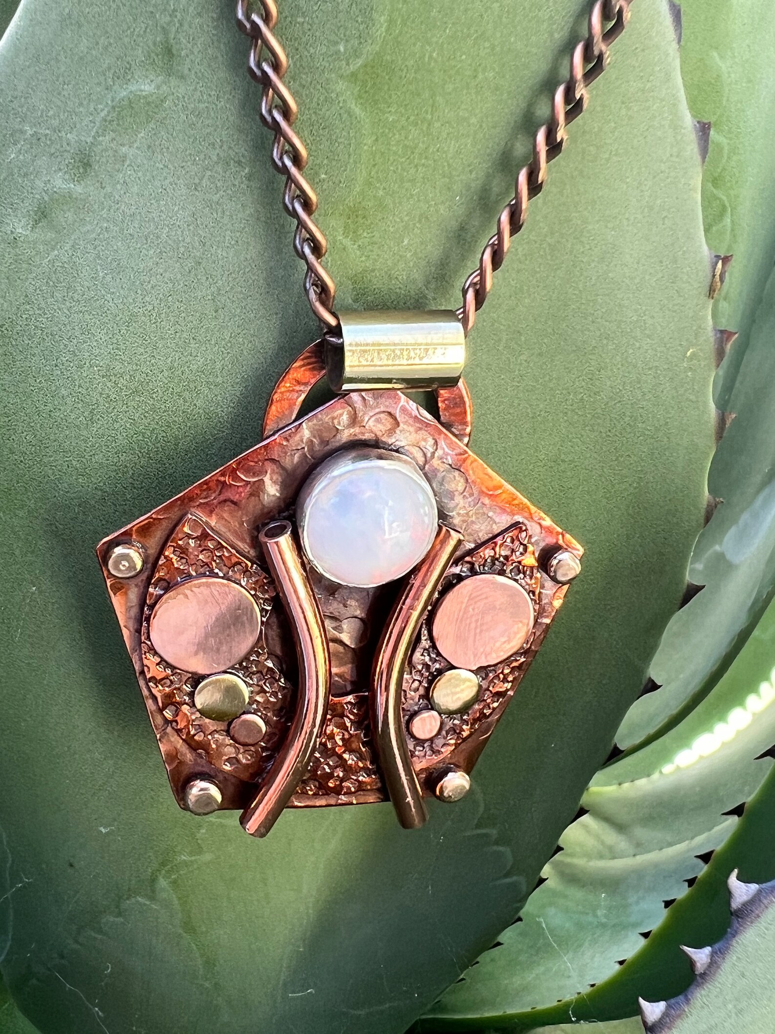 Opalescent Burner Map Pendant - Etsy