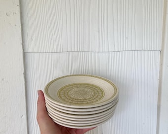 Franciscan Earthenware bread plates/set of eight