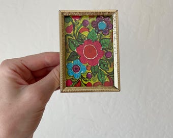 Vintage messing fotolijst 2 x 3"