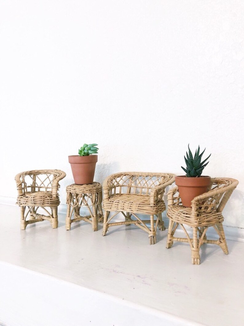 wicker doll furniture