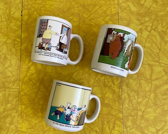 Vintage The Far Side comic mugs/sold individually