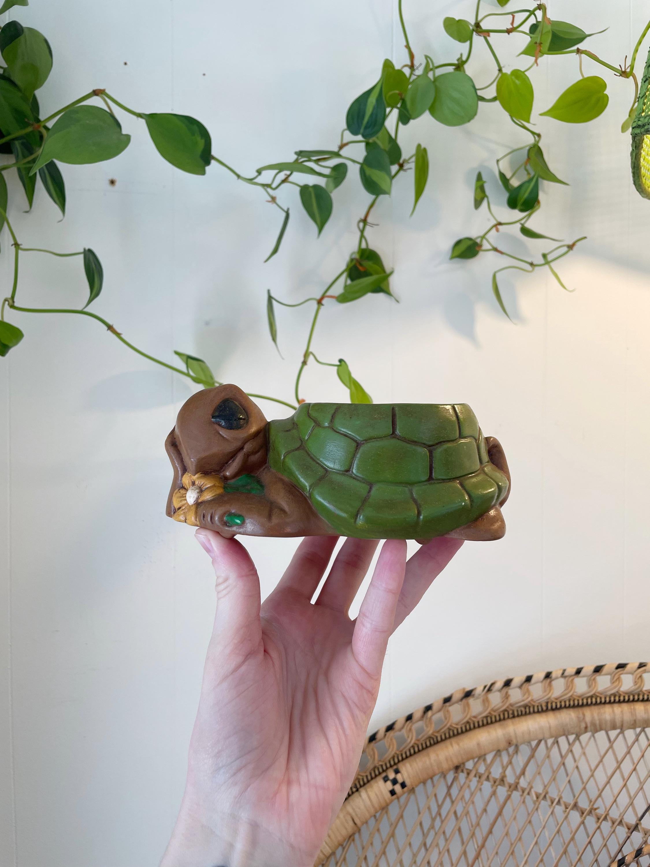 70s Ceramic Turtle - Etsy Canada
