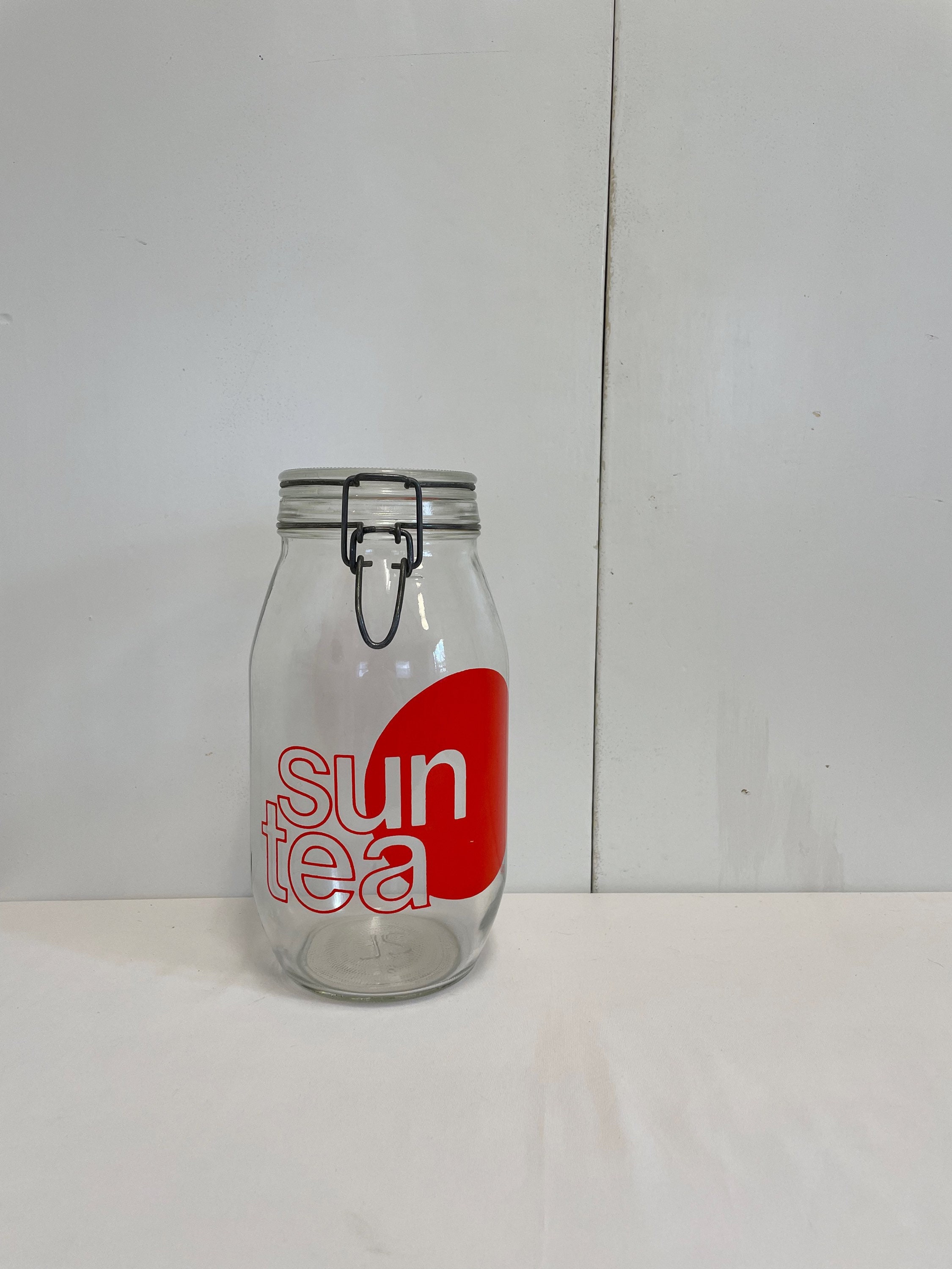 Vintage Sun Tea Beverage Pourer with Sun Tea Recipe Pitcher, Over the  Years