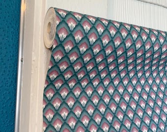 Vintage floral wallpaper/SOLD BY YARD
