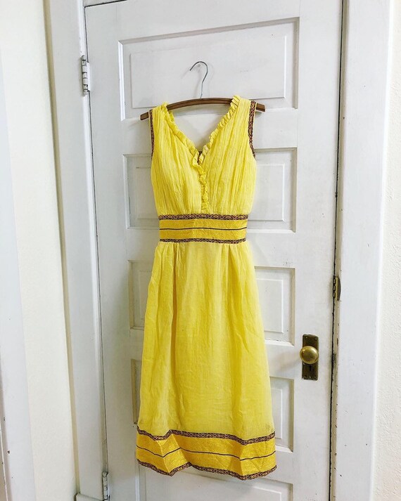 Vintage gauze Greek dress