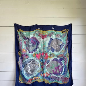 Vintage Hermes silk scarf