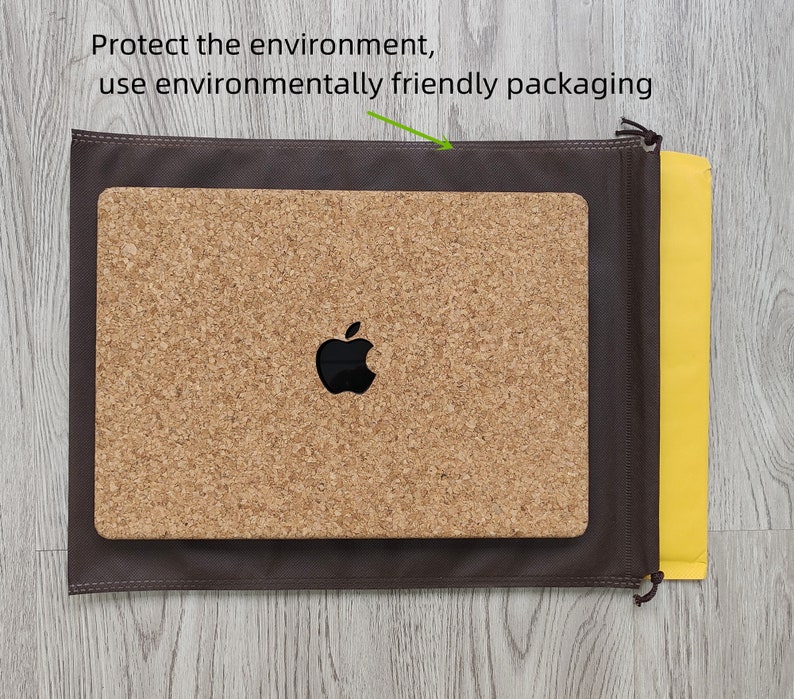 Cork MacBook 13 14 15 pro cover,Macbook air 13 hard shell,Macbook pro 16 skin,cork MacBook pro 16 cover,cork laptop skin,gift for him.X3 image 9