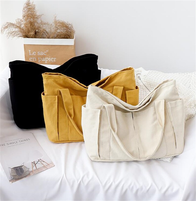 Minimalist Canvas Tote Bag Gifts for Hersimple Canvas Etsy