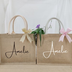 Bachelorette gift tote bag,Wedding Tote Bags,beach tote bag,Bridesmaid Gift,jute bags,Burlap Tote Bags,Wedding Favors,Bridesmaid Beach Bag