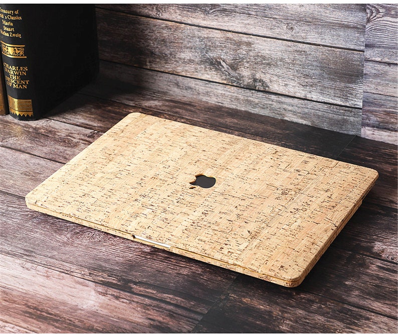 Cork MacBook 13 14 15 pro cover,Macbook air 13 hard shell,Macbook pro 16 skin,cork MacBook pro 16 cover,cork laptop skin,gift for him.X3 image 2