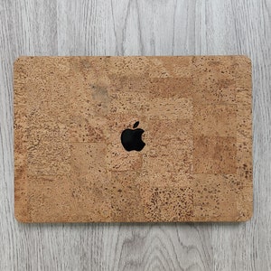 Cork MacBook 13 14 15 pro cover,Macbook air 13 hard shell,Macbook pro 16 skin,cork MacBook pro 16 cover,cork laptop skin,gift for him.X3 cork color 3