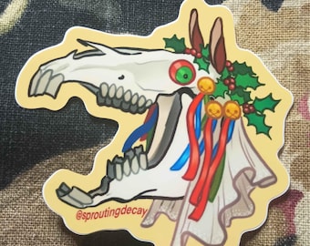 Mari Lwyd Sticker