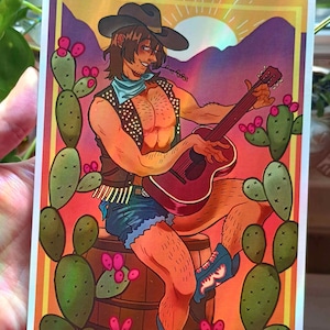 Kleine letter cowboy pin-up