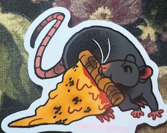 Pizza Rat Sticker