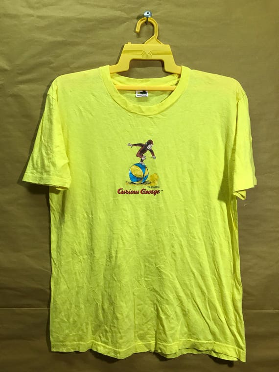 Vintage CURIOUS GEORGE T-shirt Adult 