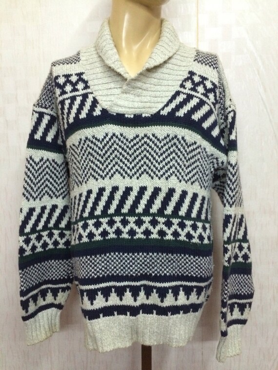 EDDIE BAUER Shawl Knit Sweatshirt