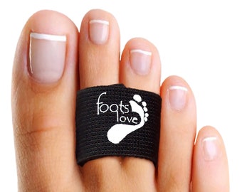 Foots Love.   Infused Copper Healing Toe Straighteners. Superior to Toe Tape for Bending Toes, Broken  Toes, Hammer Toes.