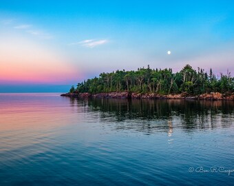 Moon Over Artist's Point