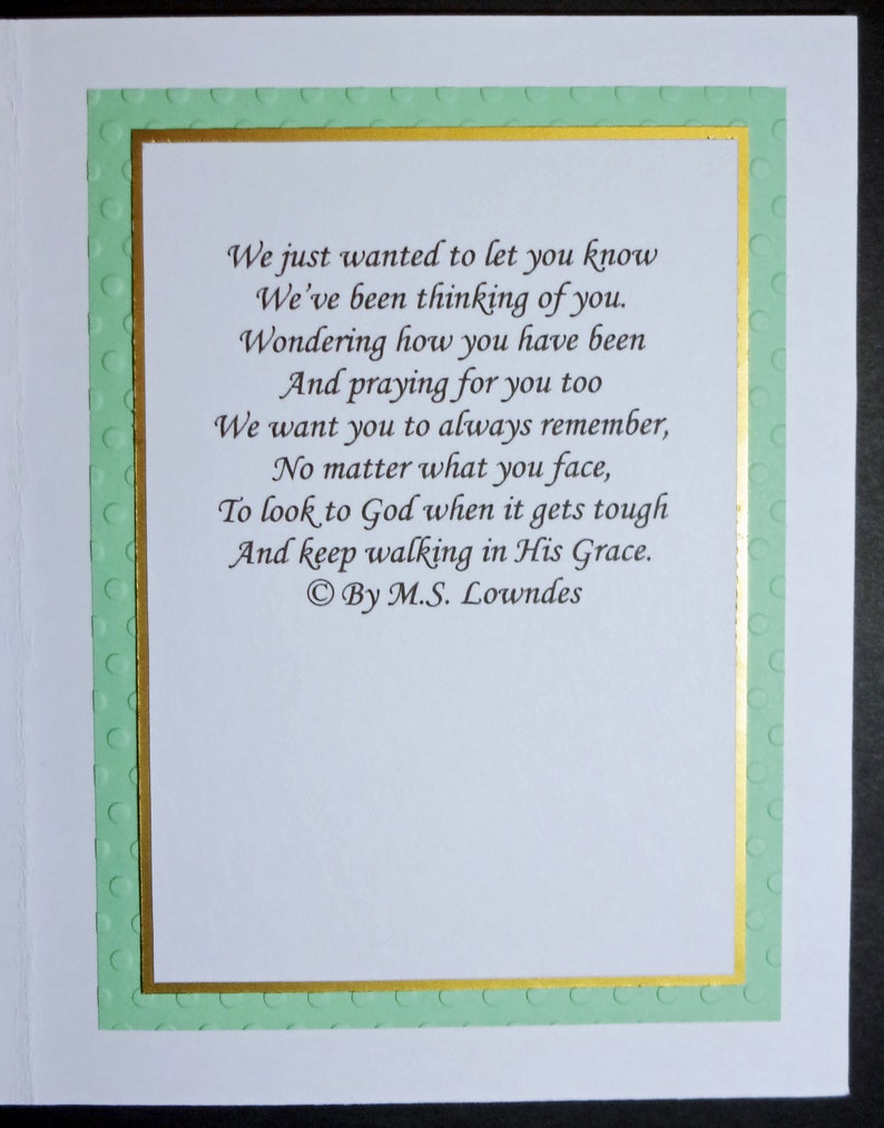 Blue Tea Bag cut /& emboss frame card outer