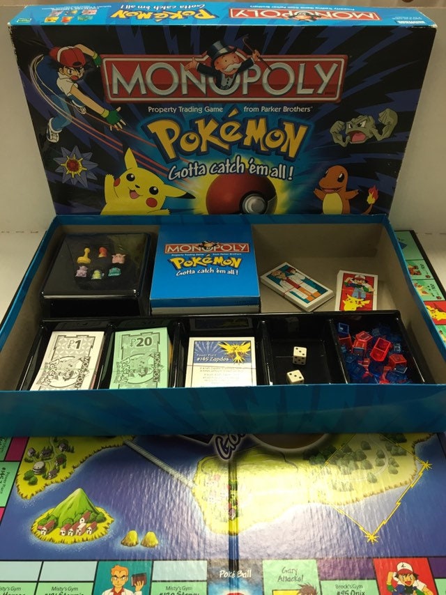 1999 Pokémon Monopoly Collector Edition Board Game -  India