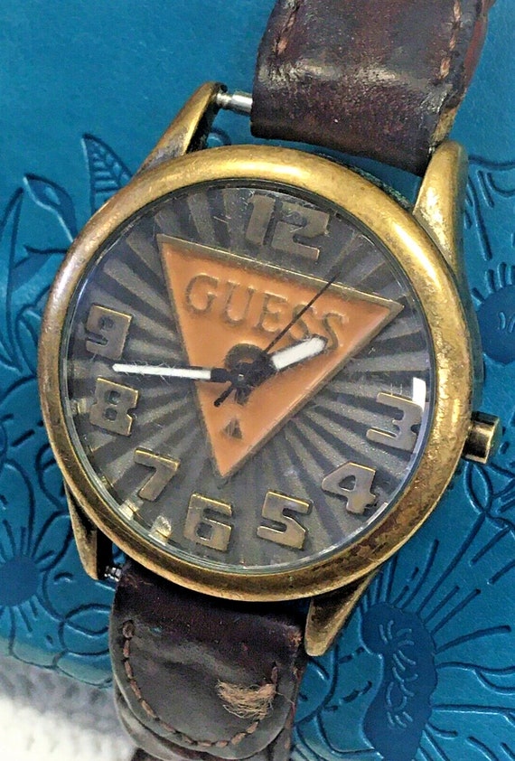 Vintage 1990's Retro 1996 Unisex Guess Watch 3D Di