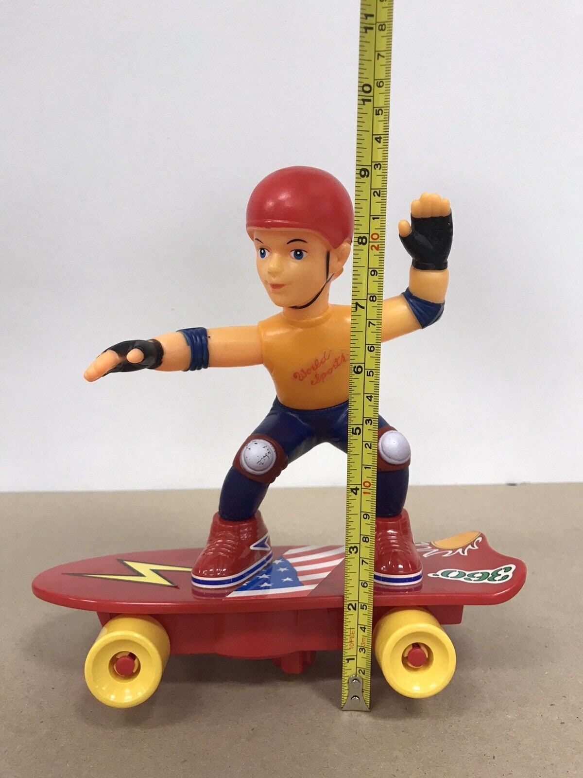Vintage Rock N Rolling 360 Stunt Skateboarder Stunts 1980's