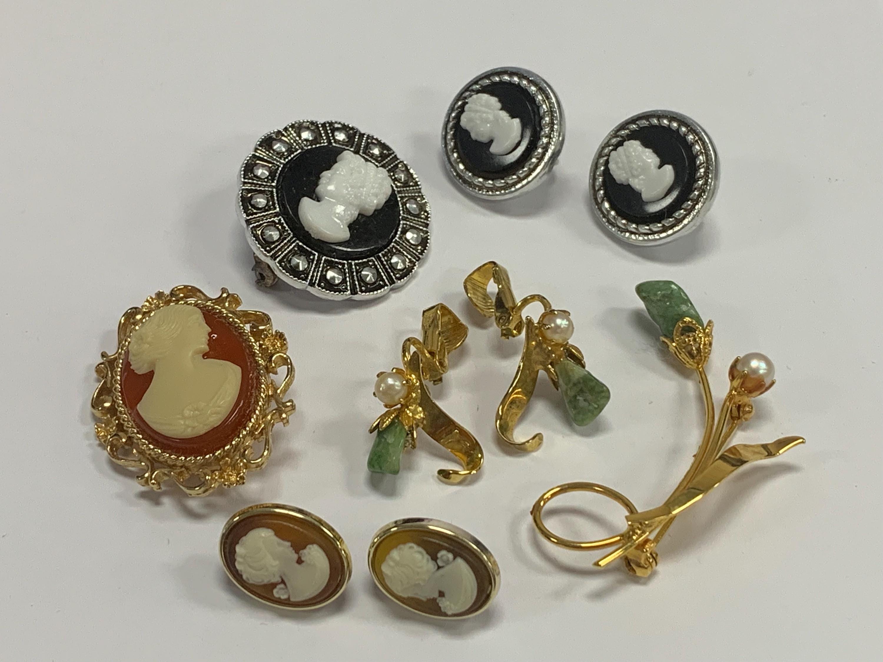 W Germany Cameo Brooch - Etsy