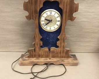 Vintage Wooden Mantel Clock Parts And Repair