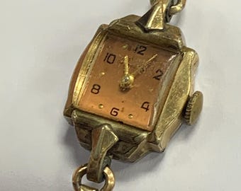 Ladies 1950s 2 Diamond 10K RGP Hamilton Watch, 17 Jewels - Etsy display picture 3