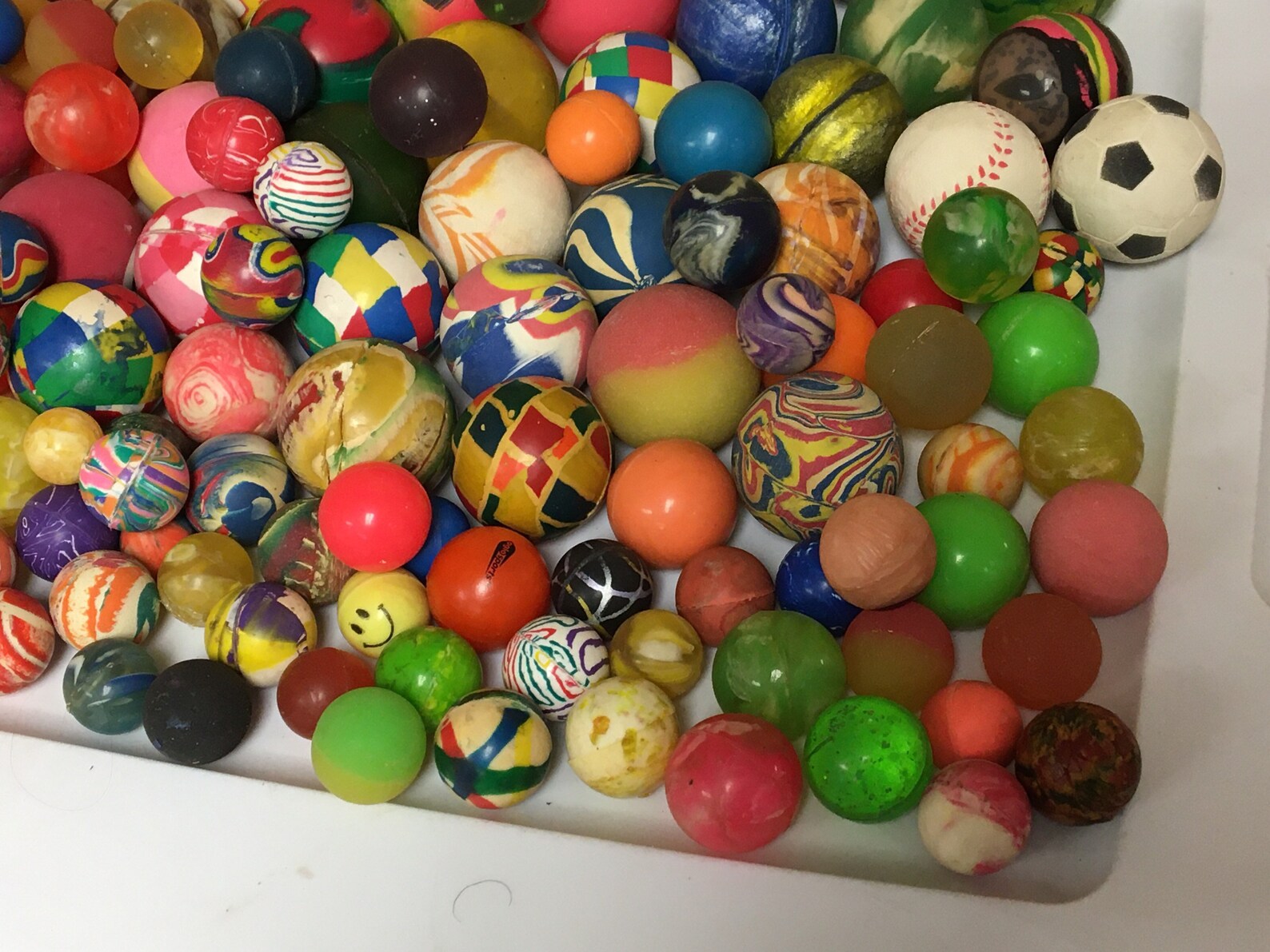 Vintage Rubber Bouncy Ball Lot of 155 Superballs Opaque Etsy