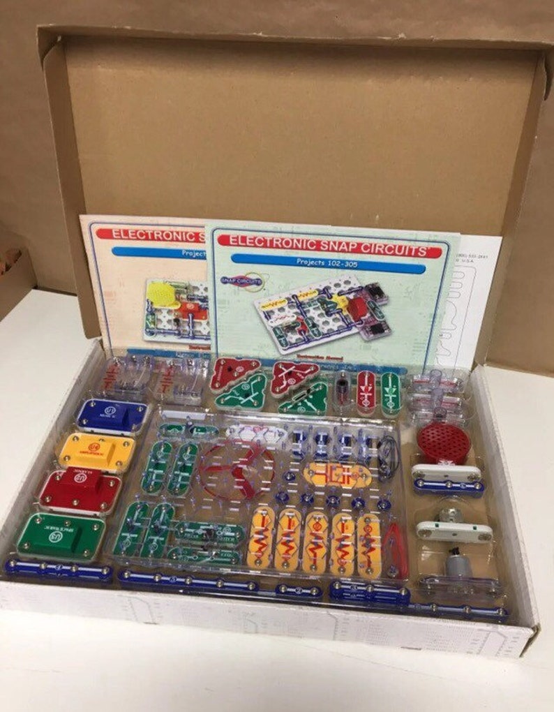 Science Learning /& Discovery Project Kit Lot Elenco Snap Circuits Mech 5 Teach Tech Dizzy Droid