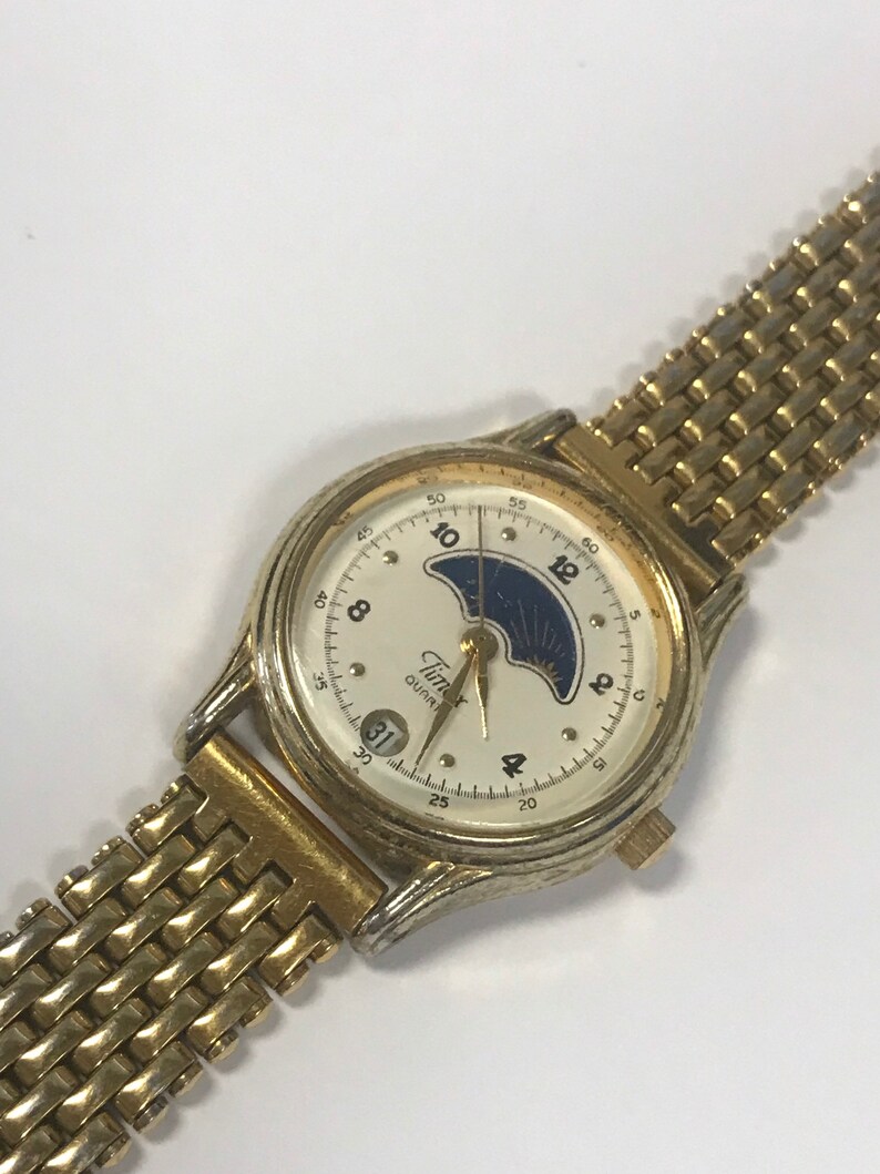 timex moon phase watch