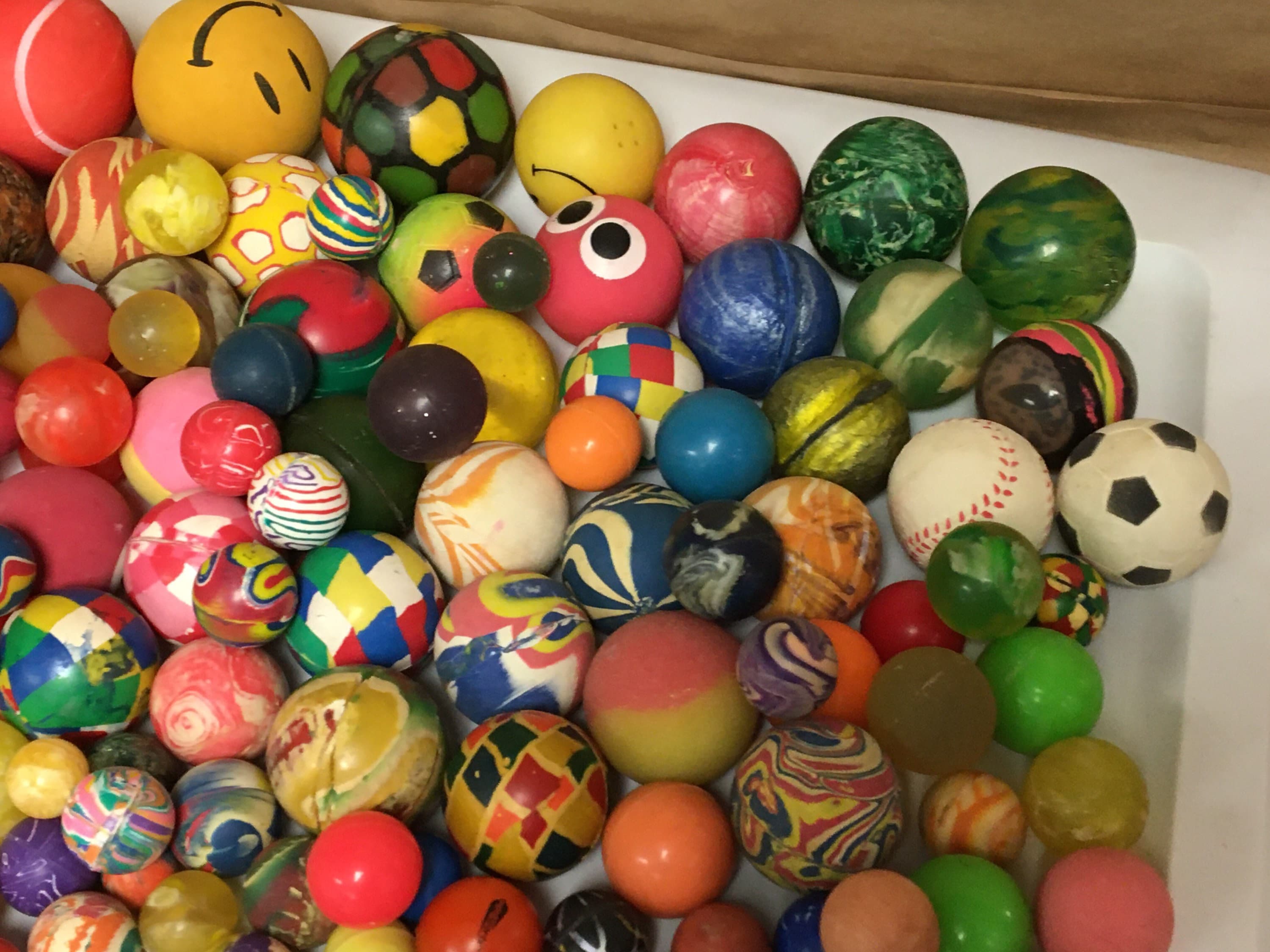 Vintage Rubber Bouncy Ball Lot of 155 Superballs Opaque | Etsy