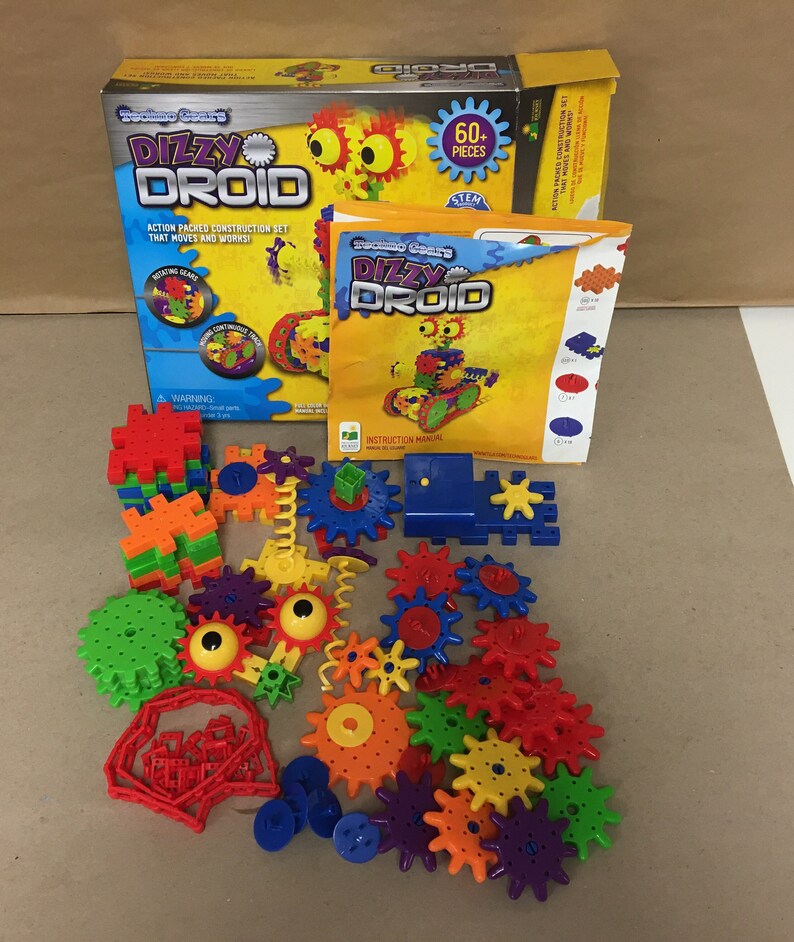 Science Learning /& Discovery Project Kit Lot Elenco Snap Circuits Mech 5 Teach Tech Dizzy Droid
