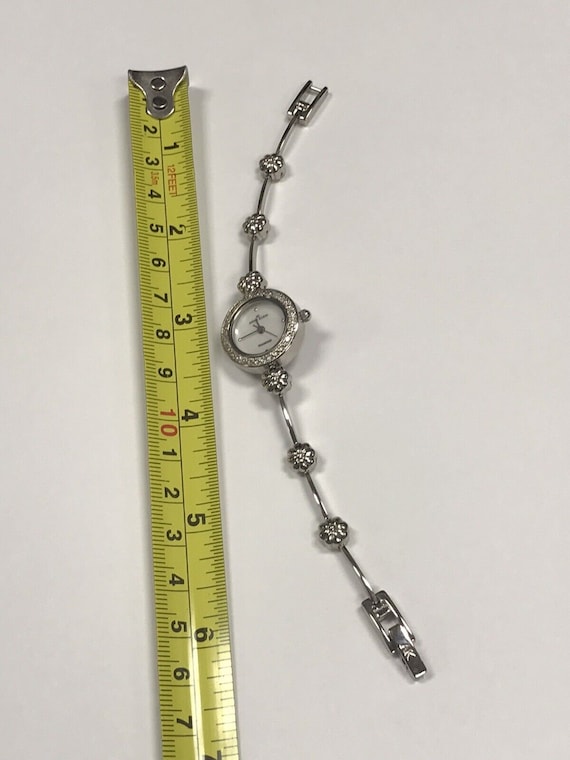 Anne Klein Diamond Watch Cable Bead Bangle Mother Of … Gem