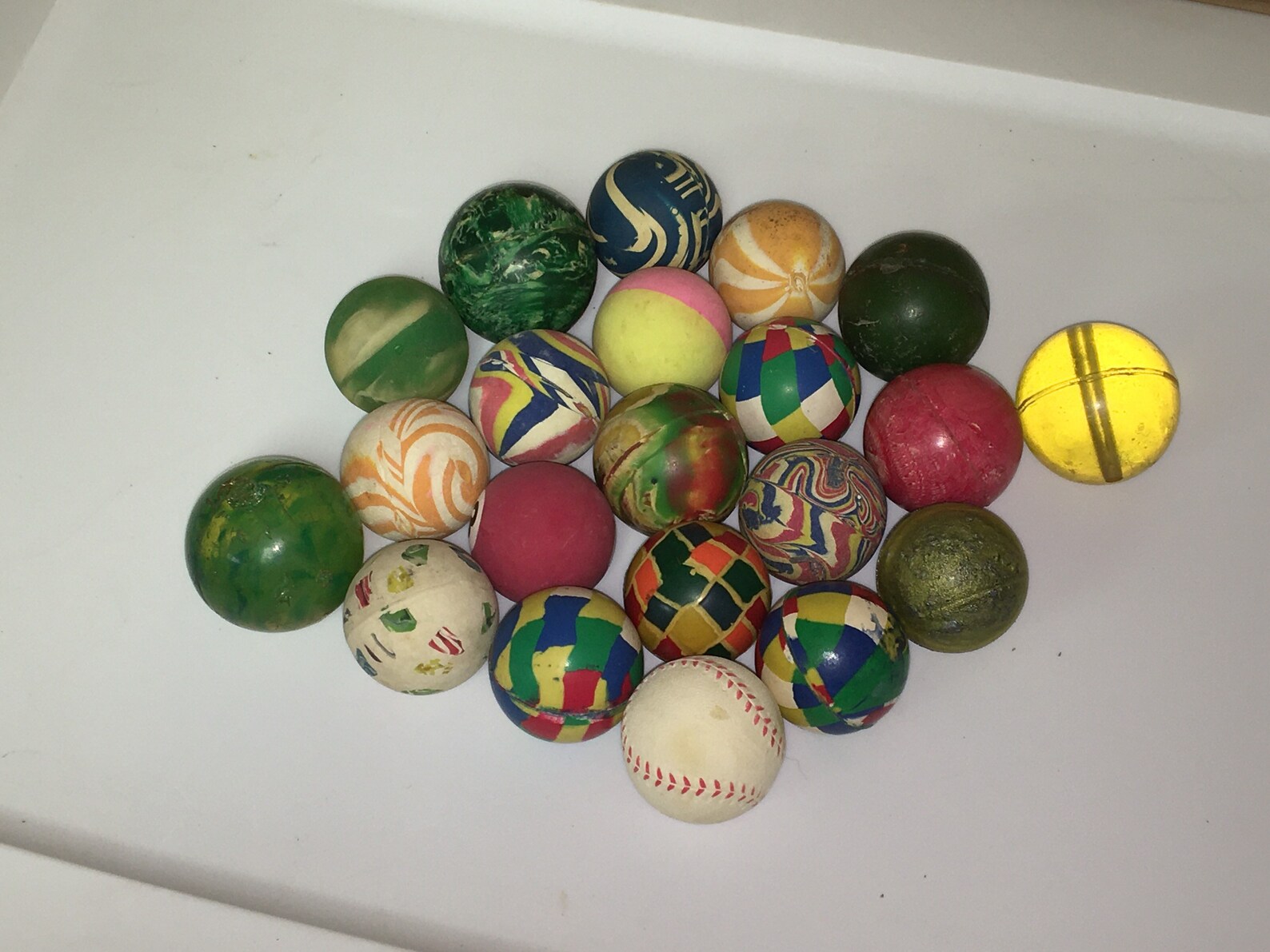 Vintage Rubber Bouncy Ball Lot of 155 Superballs Opaque Etsy