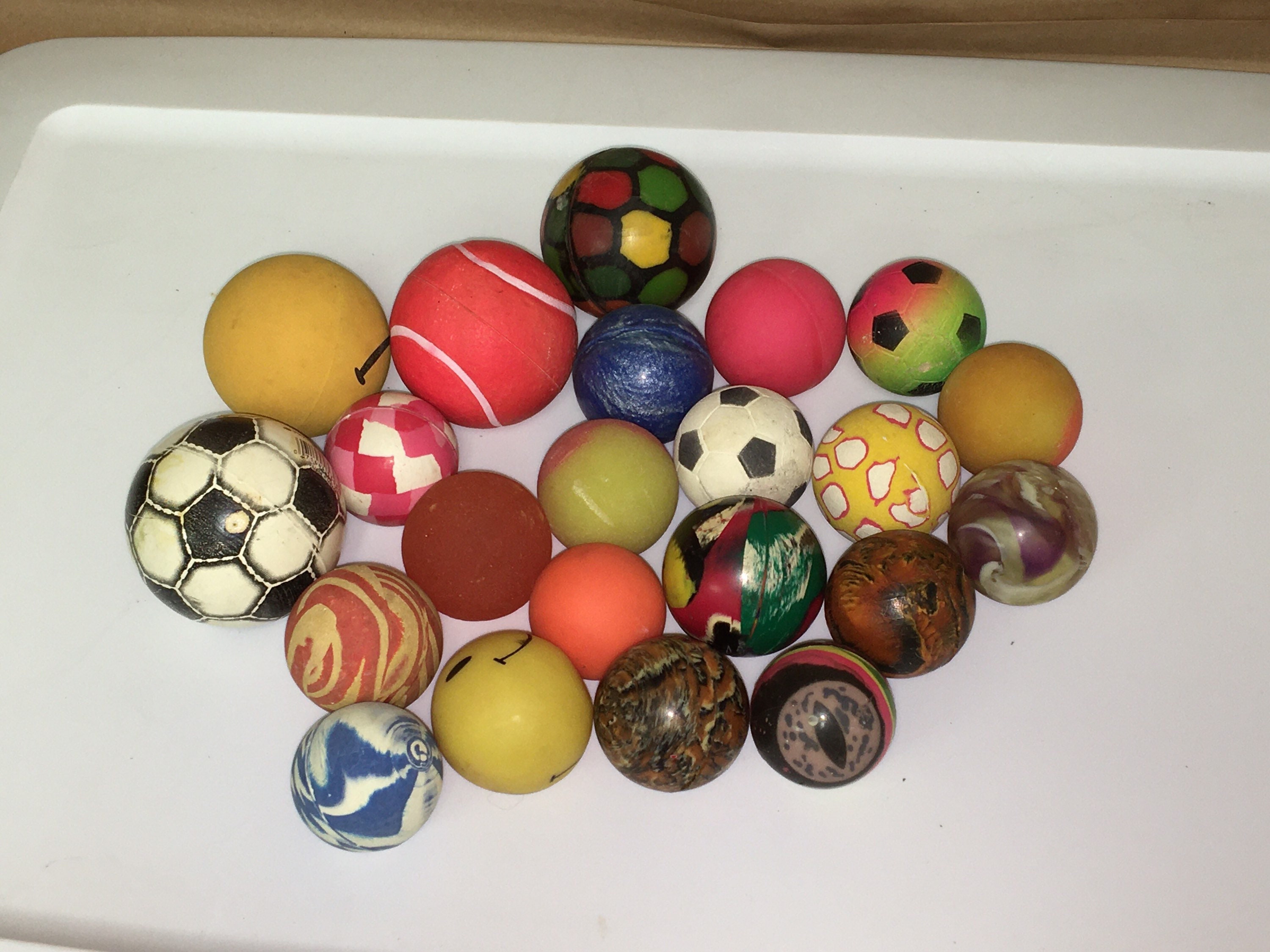 Vintage Rubber Bouncy Ball Lot of 155 Superballs Opaque Etsy
