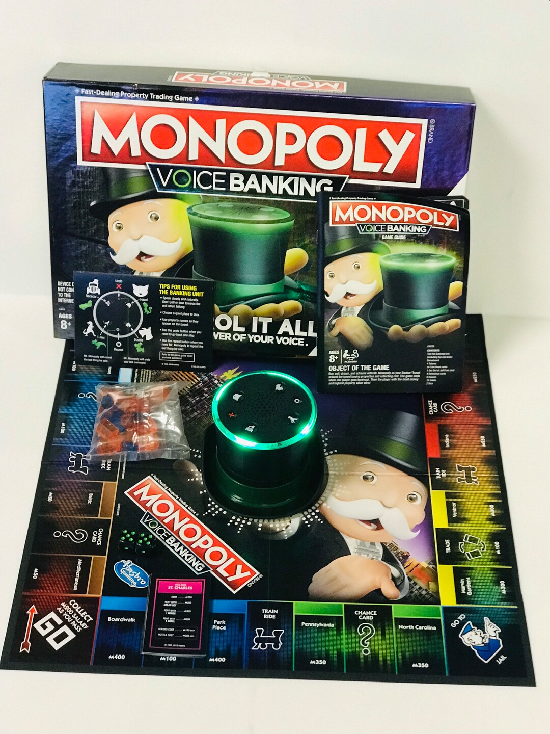 Monopoly Voice Banking Control It All Board Game Complete & Working Etsy