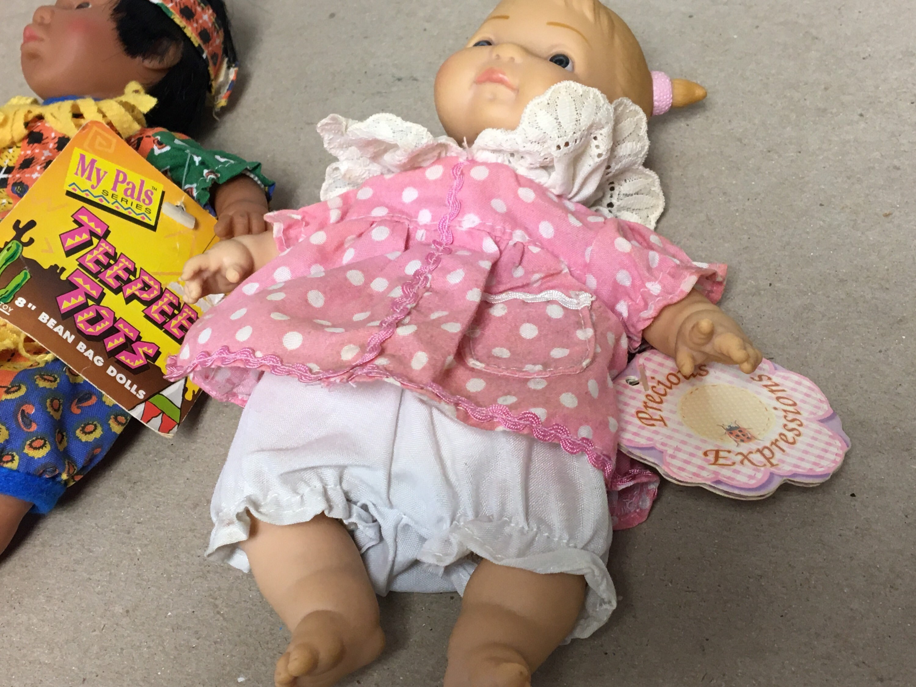 Vintage Small Bean Bag Doll Lot Uneeda Precious Expressions & Etsy