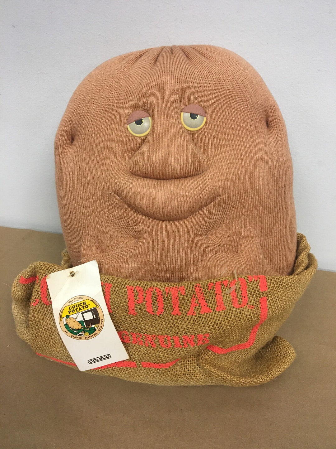 Vintage 1980's Retro 1987 Couch Potato Plush Toy Coleco Etsy