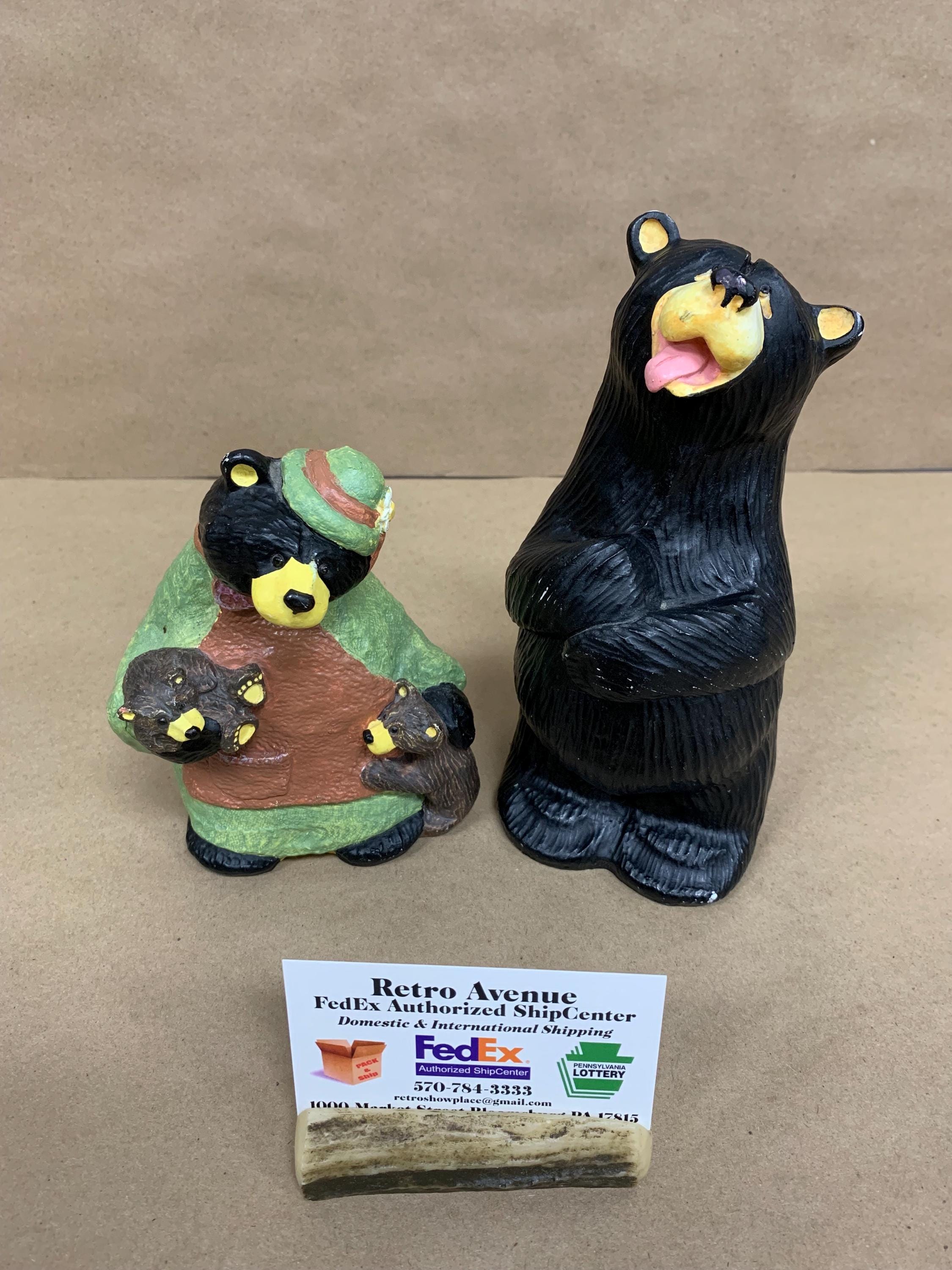 Carved Jeff Fleming Bears - Etsy