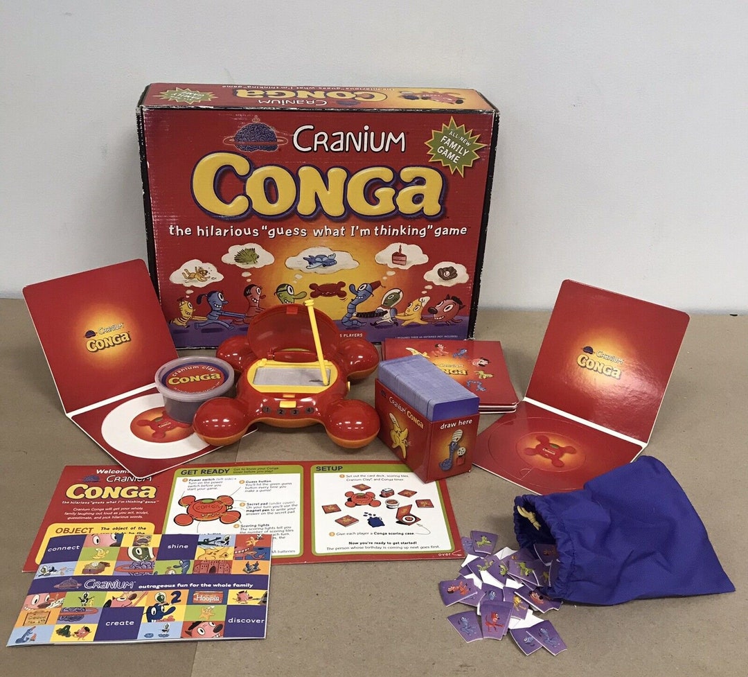Vintage 2004 Cranium Conga Family Board Game Complete & Working Etsy