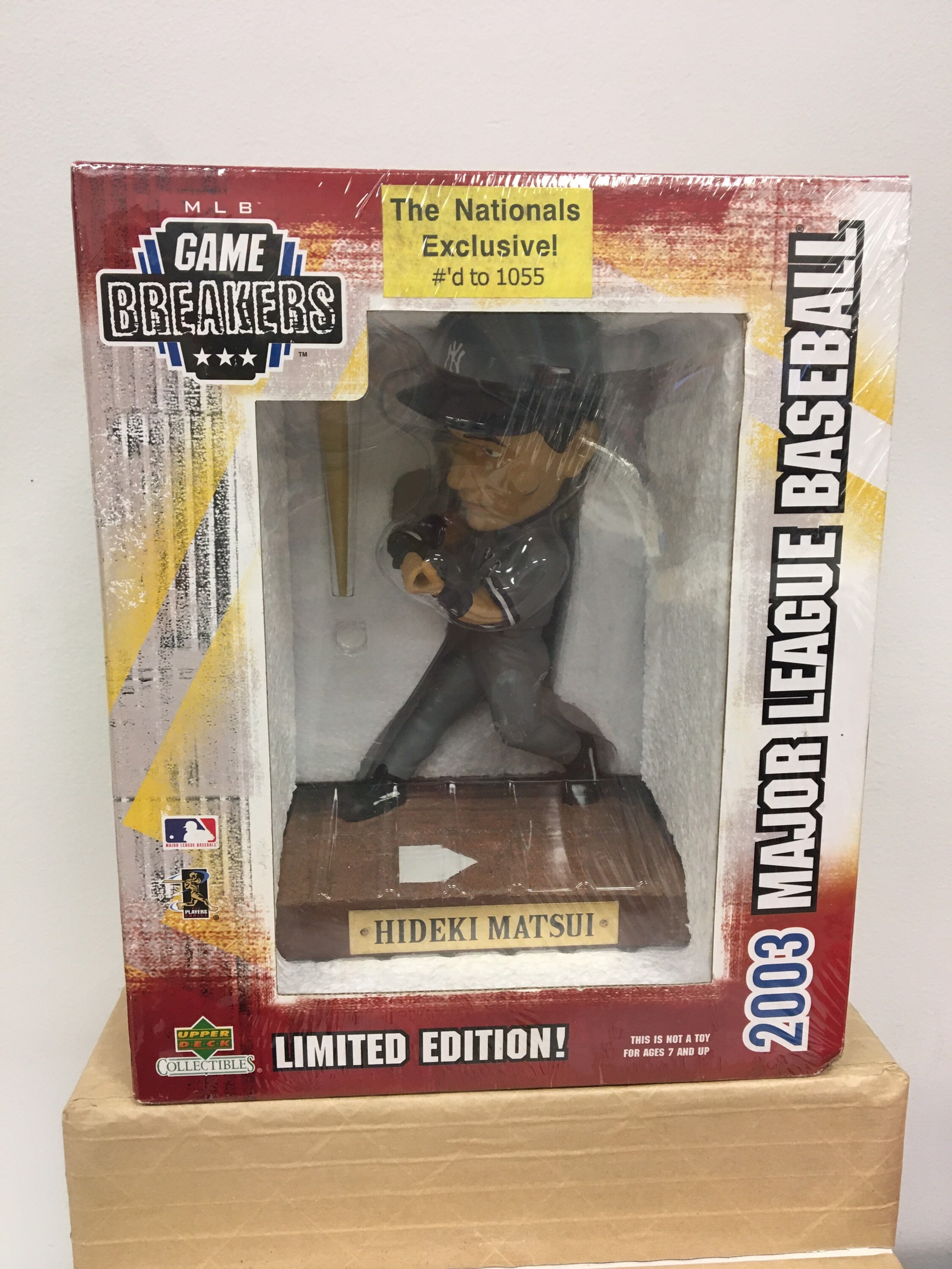 2003 MLB Breakers Hideki Matsui フィギュア 松井秀喜Hideki Matsui#55 2003 UDA 800個限定シリアルナンバー