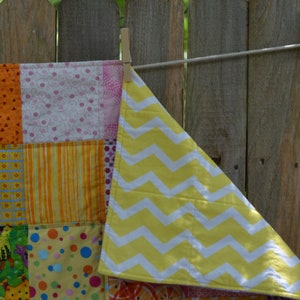 Pastel Rainbow Baby Quilt image 3